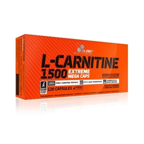 Olimp - L-Carnitine 1500 Extreme Mega Caps - 120 kapsułek Olimp - L-Carnitine 1500 Extreme Mega Caps - 120 kapsułek